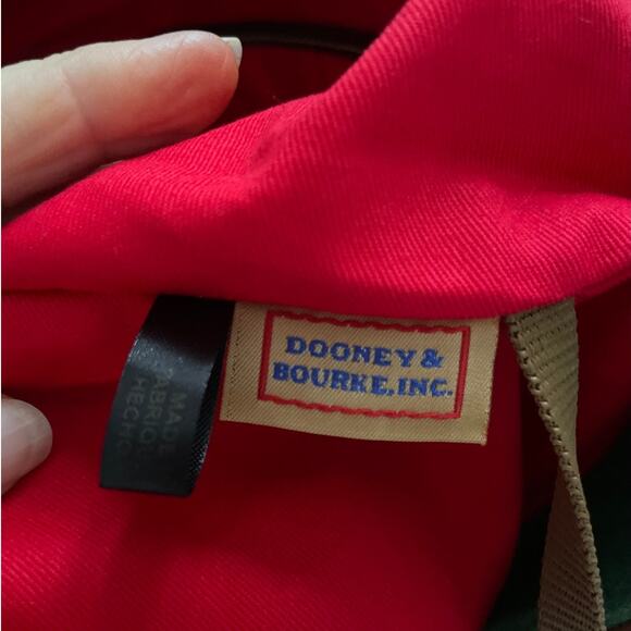 Dooney and Bourke Florentine Leather Med Sac Twisted Strap Ginger NWT - Picture 10 of 12